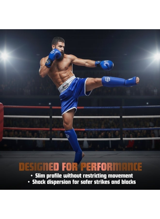 Spall Shin Instep Guard Protective Leg Pad For Wrestling Sparring Karate Mma Muay Thai Boxing Kickboxing Sports Training Protective Gear Ideal For Men And Women - Image 4